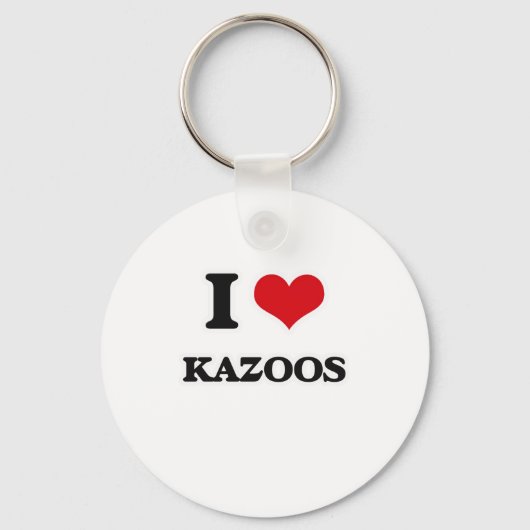 I Love Kazoos Sleutelhanger (Voorkant)