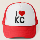 I Love KC Trucker Pet (Voorkant)