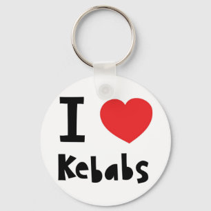 I love Kebabs Sleutelhanger