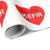 I Love Kefir Cadeaupapier (Rol Hoek)