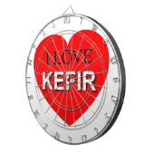 I Love Kefir Dartbord (Voorkant Rechts)