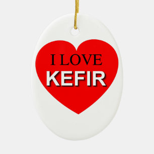 I Love Kefir Keramisch Ornament