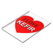 I Love Kefir Notitieboek (Linkerzijde)