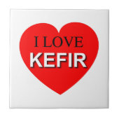 I Love Kefir Tegeltje (Voorkant)
