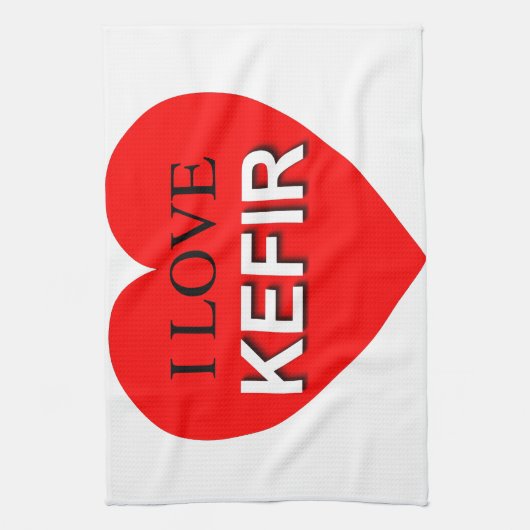 I Love Kefir Theedoek (Verticaal)