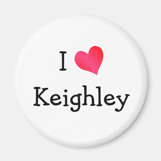 I Love Keighley Magneet (Voorkant)