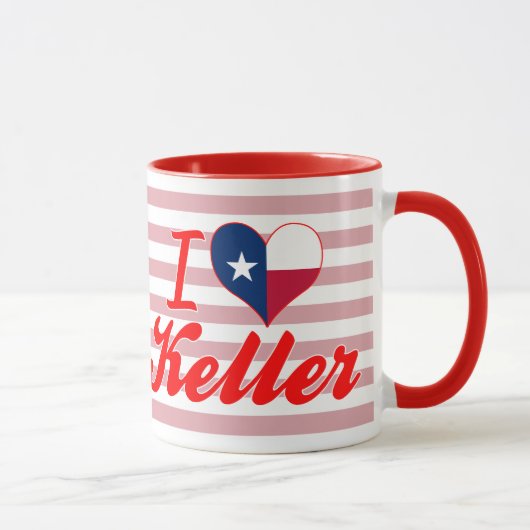 I Love Keller, Texas Mok (Rechts)