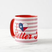 I Love Keller, Texas Mok (Voorkant links)
