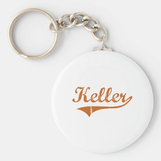 I Love Keller Texas Sleutelhanger (Voorkant)