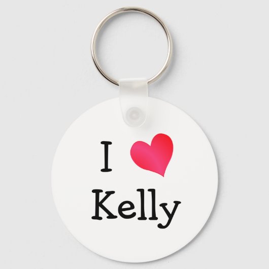 I Love Kelly Sleutelhanger (Voorkant)