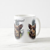 I Love Kelpies Coffee Mok (Voorkant rechts)