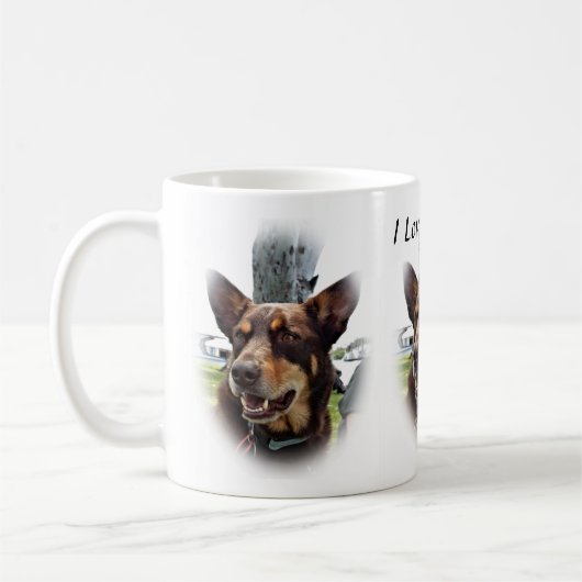 I Love Kelpies Coffee Mok (Links)
