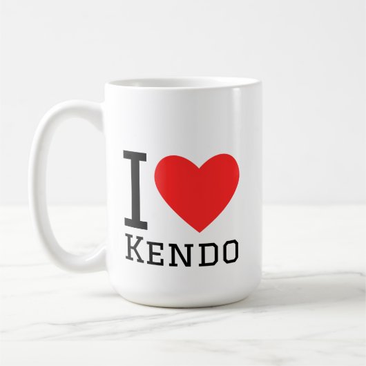 I love kendo koffiemok (Links)
