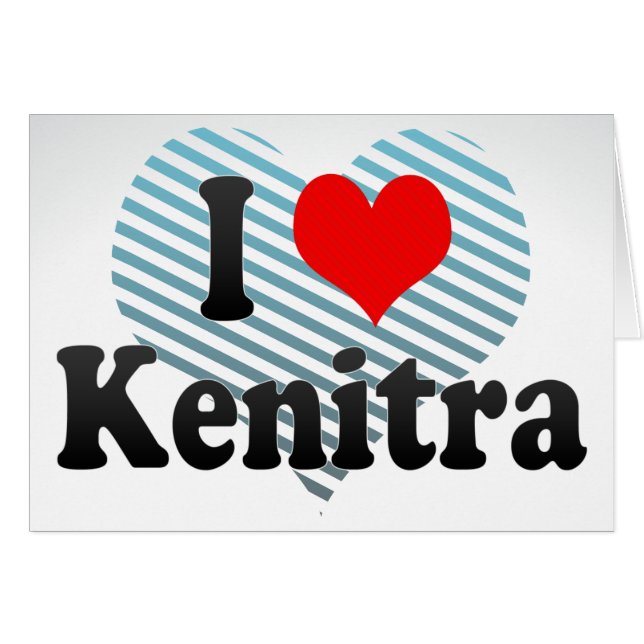 I Love Kenitra, Marokko (Voorkant Horizontaal)