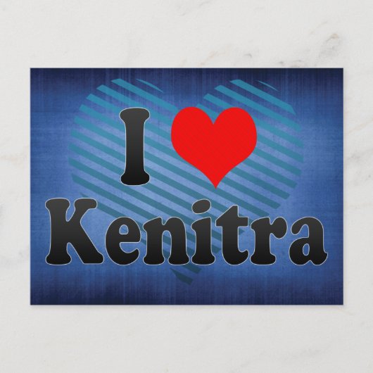I Love Kenitra, Marokko Briefkaart (Voorkant)
