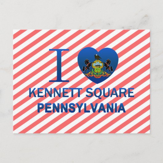 I Love Kennett Square, PA Briefkaart (Voorkant)