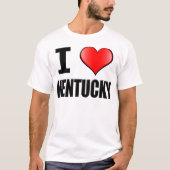 I Love Kentucky T-Shirt - Mannen (Voorkant)