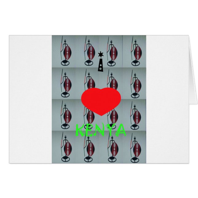 I Love Kenya (Voorkant Horizontaal)