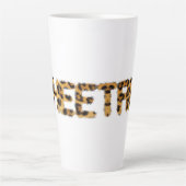 I Love Kenya Cheetah Safaris Latte Mok (Voorkant)