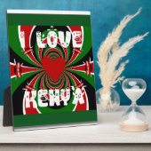 I Love Kenya Hakuna Matata Gifts Fotoplaat (Zijkant)