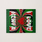 I Love Kenya Hakuna Matata Gifts Legpuzzel (Horizontaal)