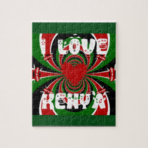 I Love Kenya Hakuna Matata Gifts Legpuzzel