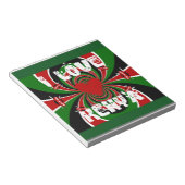 I Love Kenya Hakuna Matata Gifts Notitieblok (Schuin)