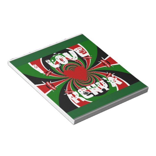 I Love Kenya Hakuna Matata Gifts Notitieblok (Schuin)