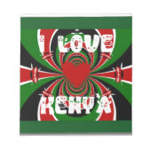 I Love Kenya Hakuna Matata Gifts Notitieblok (Voorkant)