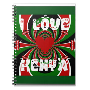 I Love Kenya Hakuna Matata Gifts Notitieboek