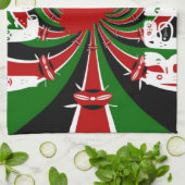 I Love Kenya Hakuna Matata Gifts Theedoek (Gevouwen)