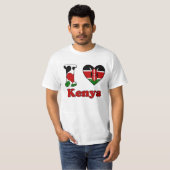I love Kenya T-shirt (Voorkant volledig)
