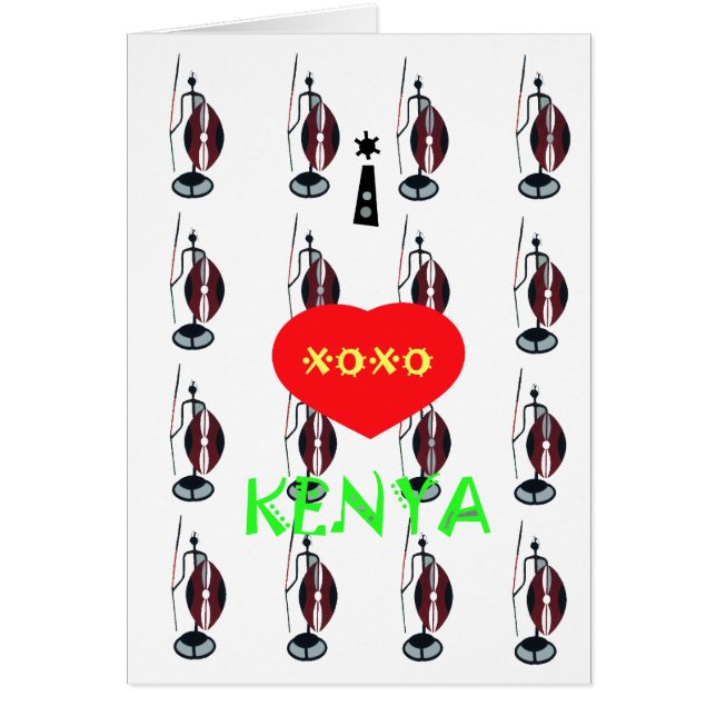 I Love Kenya XOXO (Voorkant)