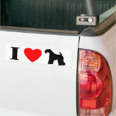 I Love Kerry Blue Terriers Bumpersticker (Op Truck)