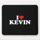 I Love Kevin - Heart Long Sleeve  Muismat (Voorkant)