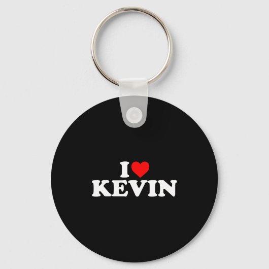 I Love Kevin - Heart Long Sleeve  Sleutelhanger (Voorkant)
