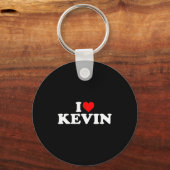 I Love Kevin - Heart Long Sleeve  Sleutelhanger (Voorkant)