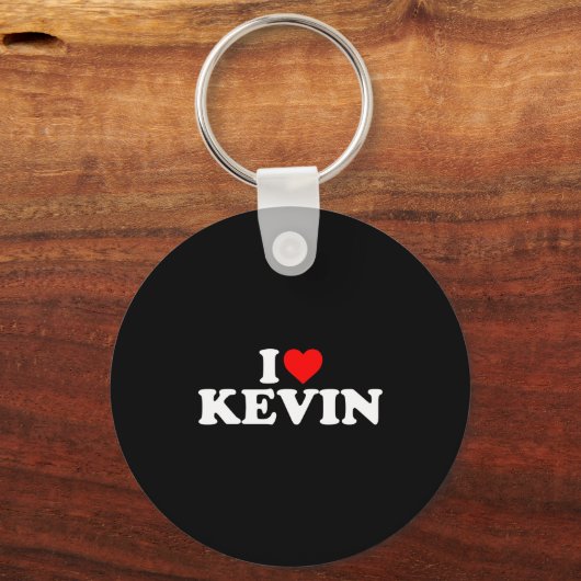 I Love Kevin - Heart Long Sleeve  Sleutelhanger (Voorkant)