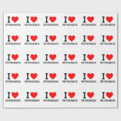 I Love Keyboards Cadeaupapier (Vlak)