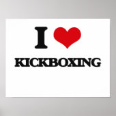 I Love Kickboxing Poster (Voorkant)