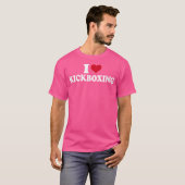 I Love Kickboxing T-shirt (Voorkant volledig)