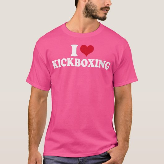 I Love Kickboxing T-shirt (Voorkant)