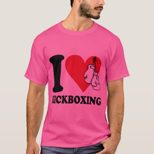 I Love Kickboxing T-shirt (Voorkant)