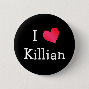 I Love Killian Ronde Button 5,7 Cm