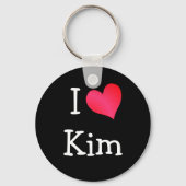 I Love Kim Sleutelhanger (Voorkant)