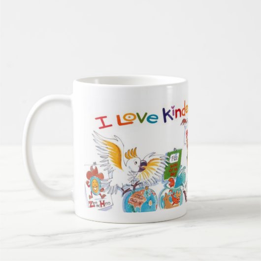 I Love Kindergarten Koffiemok (Links)