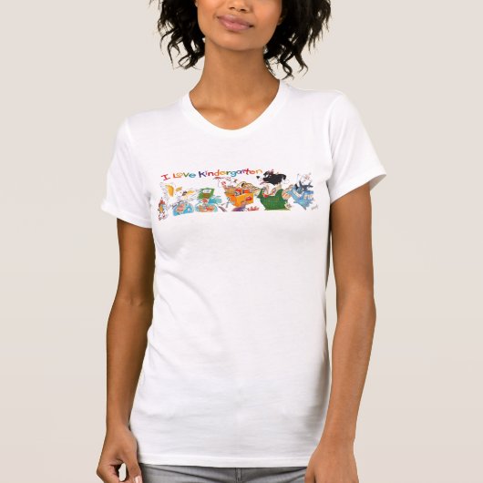 I Love Kindergarten T-Shirt (Voorkant)