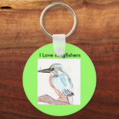 I Love Kingfish Key Ring Sleutelhanger (Voorkant)