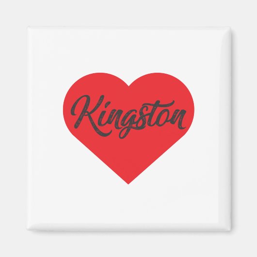 I Love Kingston - Jamaica Magneet (Voorkant)