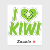 I Love Kiwi Fruit Sticker (Vel)